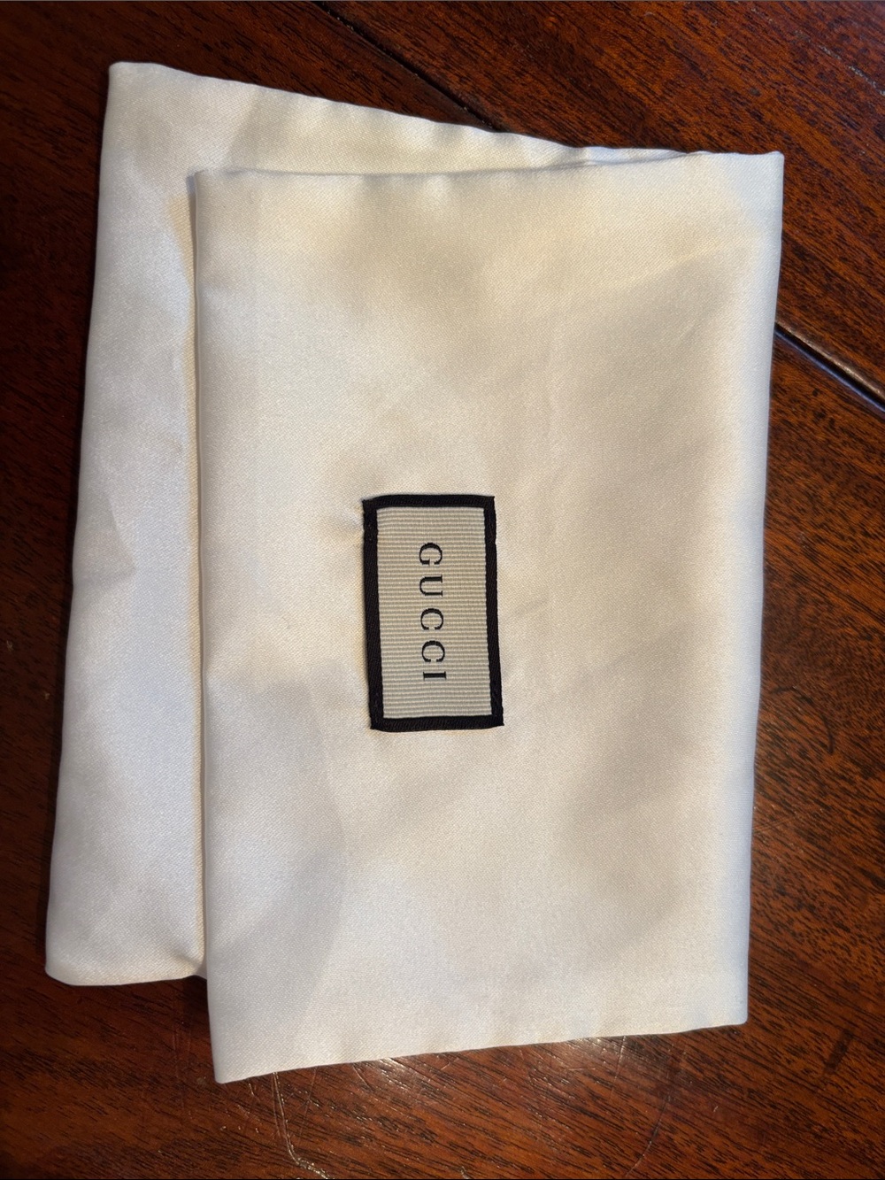 Gucci dust bag, small, wallet size